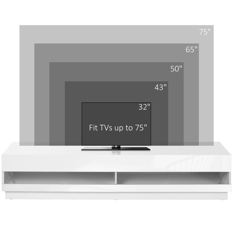 Meuble télé pour téléviseur de 78 po ou moins Mostajo