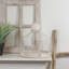 Ouragan 12,5 po en verre transparent avec couvercle et base en bois