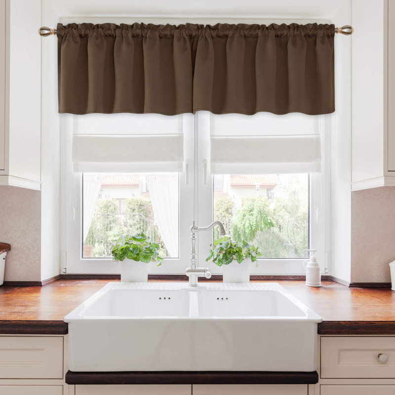 Room Darkening Rod Pocket Thermal Insulated Blackout Curtains (Set of 4), 52" W x 24" L, Royal Blue