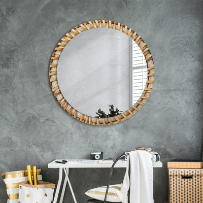 Huldar Glass Flat Wall Mirror