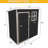 5 ft x 3 ft Outdoor Plastic Storage Shed with floor,Black
