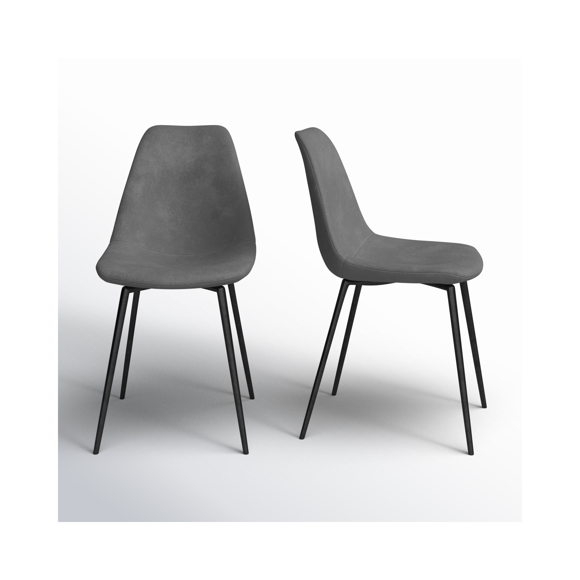 Kody Performance Velvet Dining Chair, Bella Platinum Performance Velvet