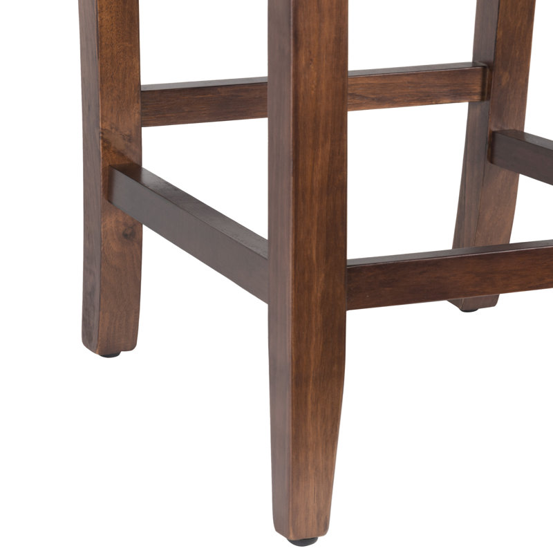 Tabouret de bar 29 po Taib, Similicuir brun