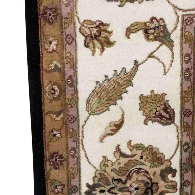 Handmade Silk and Wool Area Rug