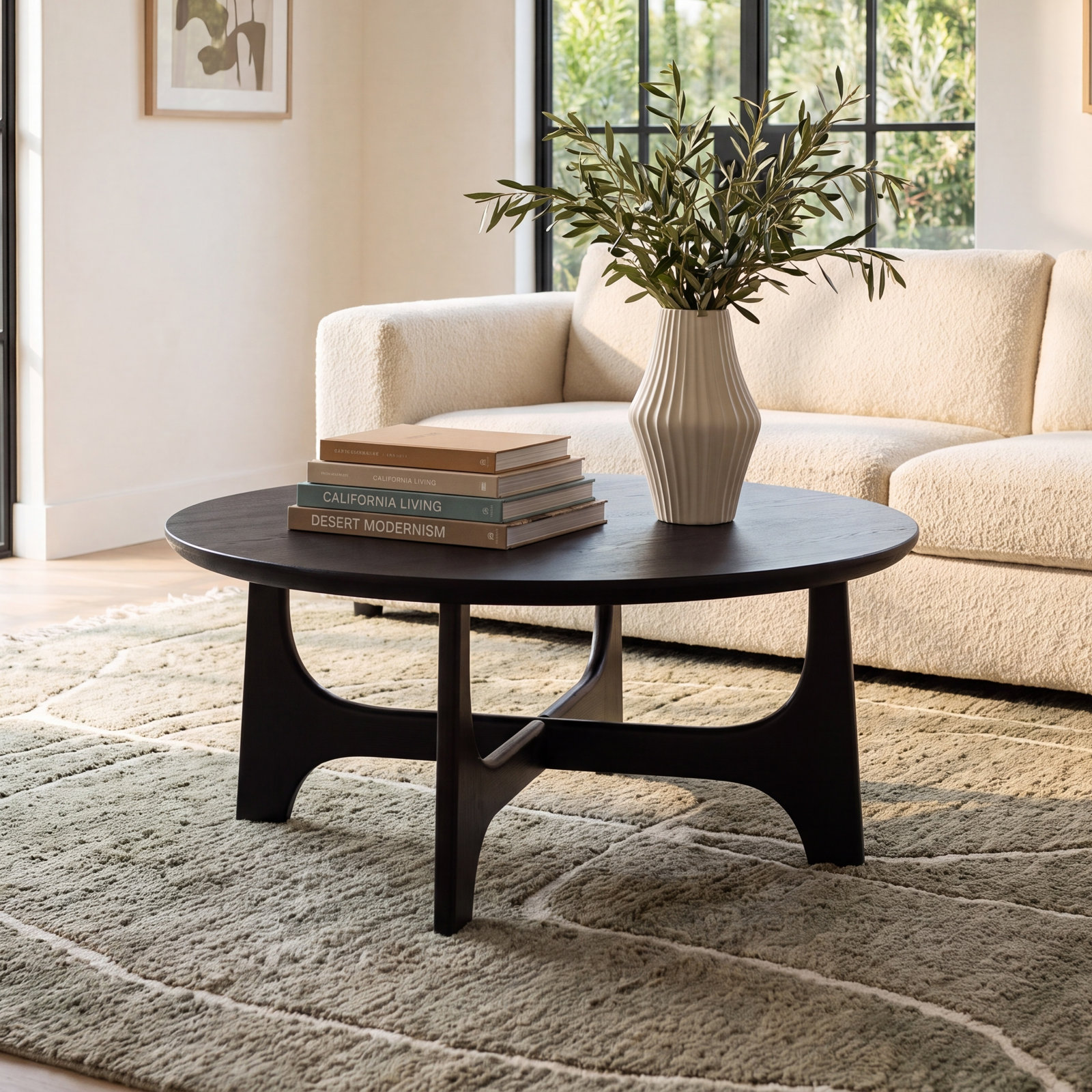 Johansson Single Coffee Table, Matte Black