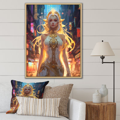 " Cyberpunk Urban Tokyo Gracious Goddess I "