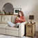 End Table With Storage And Charging Station Set Of 2