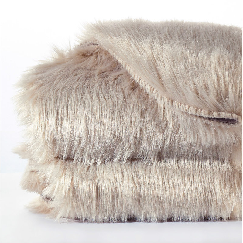 Solid Colour Shag 61cm X 91.4cm Area Rug