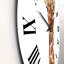 Portrait d'une girafe - horloge murale-60281239