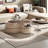 Light luxury cream style coffee table