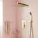 12" Rainfall Shower Head Complete Shower System with Rough-in Valve