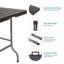 Brihany Rectangular Folding Table-412728616