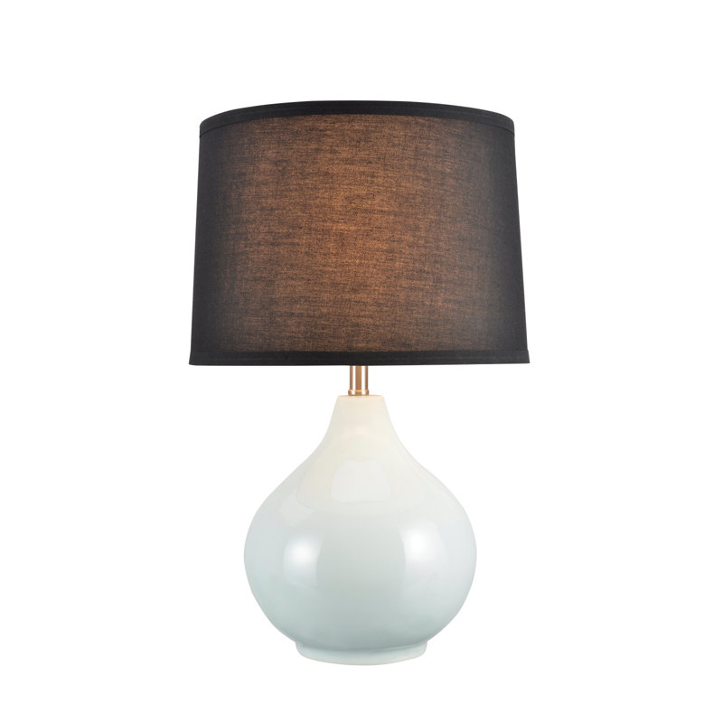 Brashear Ceramic Table Lamp Lamp, Black