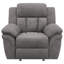 Fauteuil inclinable électrique oscillant gris anthracite