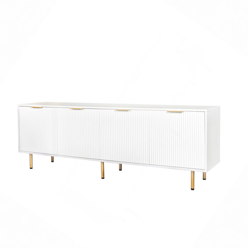 Meuble télé moderne, Blanc
