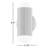 Kira 2 Light Wall Sconce-1228702537