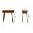 Gunel Solid Wood Console Table