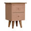35cm W Solid Wood Bedside Table