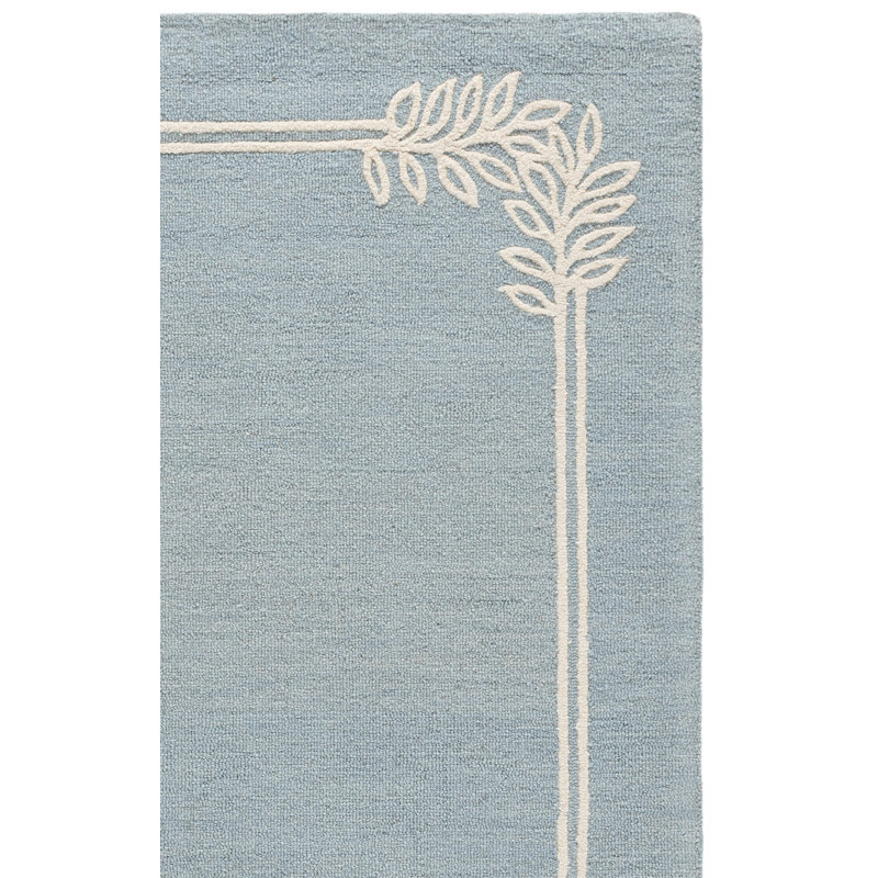 Martha Stewart Hand Tufted Wool; Cotton Solid Color Indoor / Outdoor Rug, Runner 2'3" x 8'