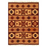 Canvello Brown Fine Hand Knotted NW Rug - 4'8'' X 6'5''