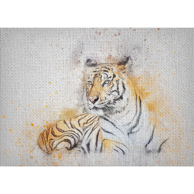 Tapis gris Tiger