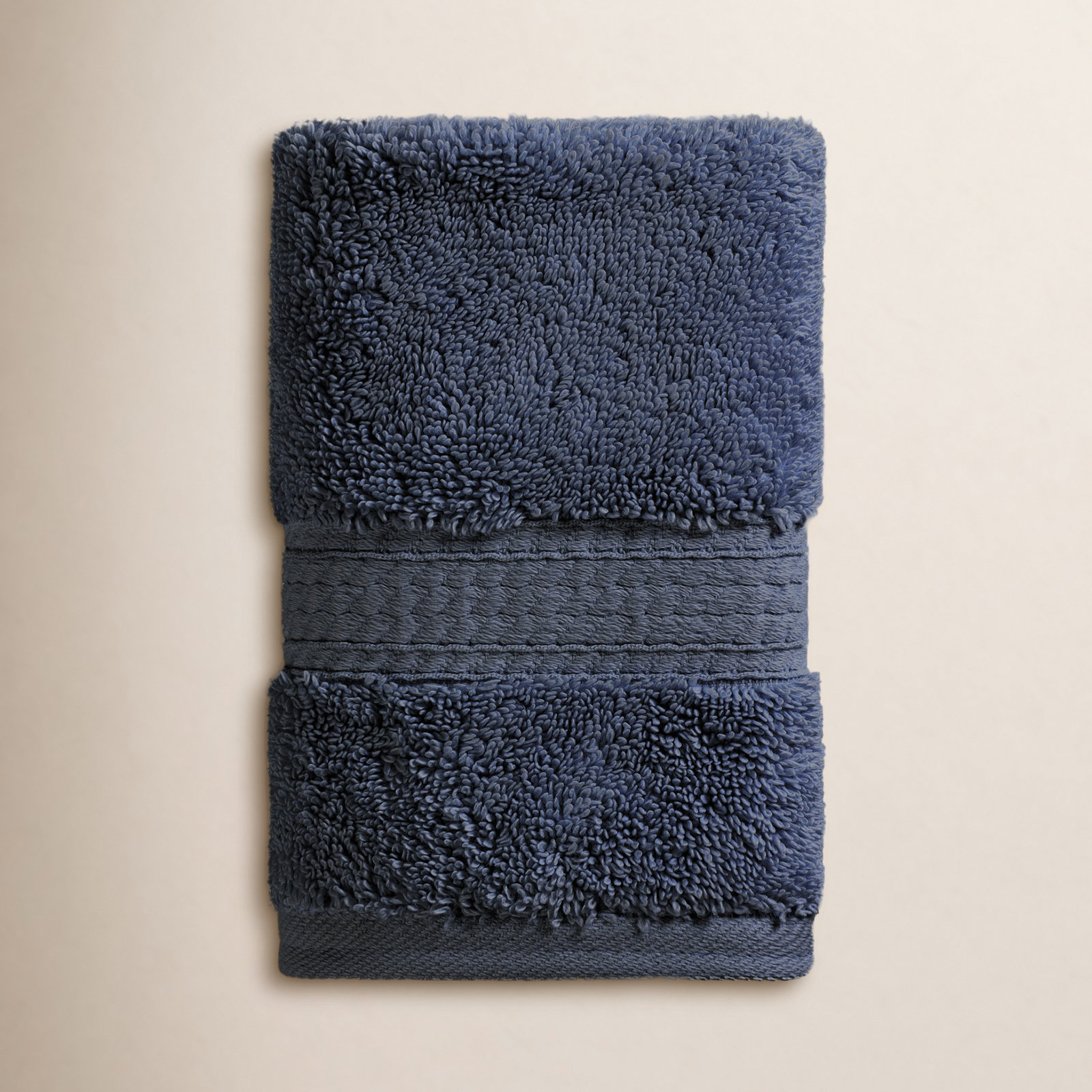Egyptian Cotton Washcloth Set, Midnight Navy, Washcloth - 1 Pack
