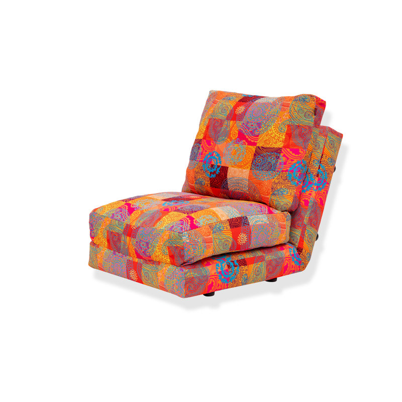 Convertible Metal Frame 1-Seat Sofa