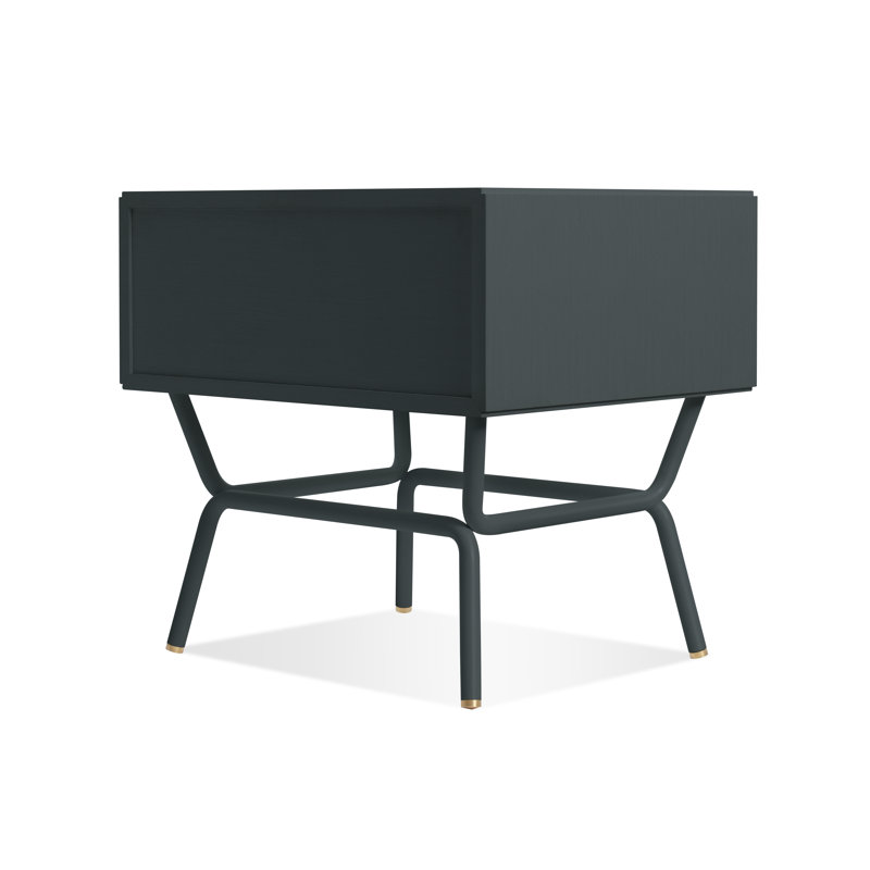Dang 1 - Drawer Nightstand, Navy Green
