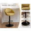 Joutel Swivel Yes Upholstered Chenille Bar Stool