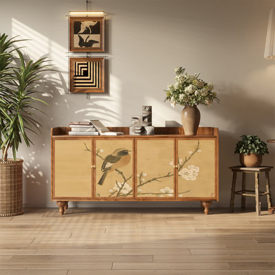 New Chinese-style solid wood sideboard