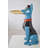 Feda Happy Hostess Dog Resin Statue with Blue and Black Finish Size: 19" x 9" x 28"H