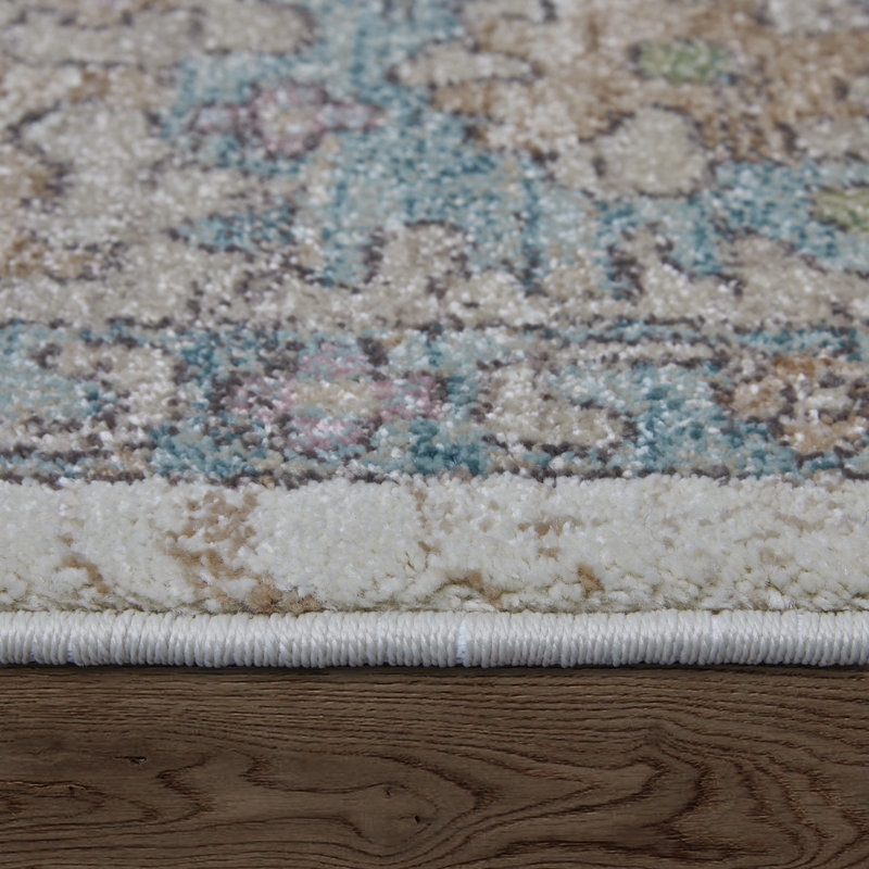 Odis Transitional Floral & Botanical Area Rug, Rectangle 5' x 7'6"