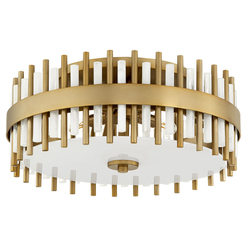 Cassio Frosted Glass Flush Mount