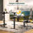 Standing Desk Adjustable Height 63 x 24 Inch Electric Computer Stand Up Desk with 3 Memory Presets, T-Shaped Bracket-1463024769