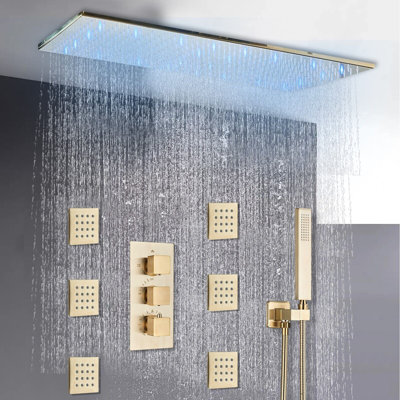 Thermostatic All-In-One Kit with Rough in-Valve