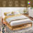 Queen Size Wood Platform Bed Frame-12 Inch Solid Wood Queen Bed Frame With Slat Support, No Box Spring Needed, Easy Assembly-Rustic Pine