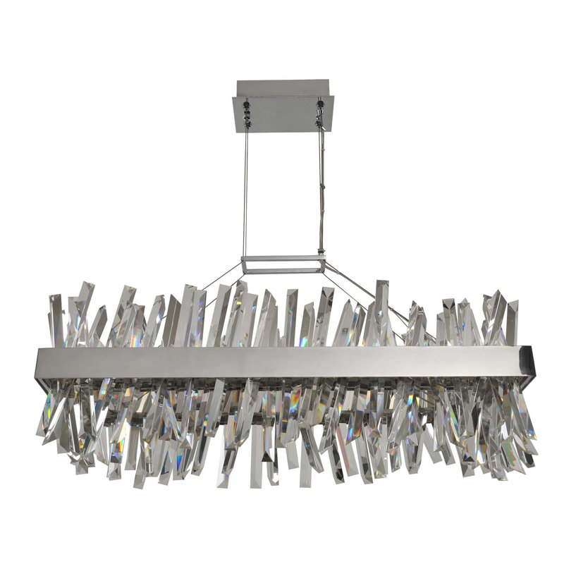 Glacier 1 LT Chrome Linear Pendant Allegri, Chrome