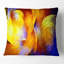 Motif abstrait jaune fractal - coussin imprimé abstrait-30731117-30731121