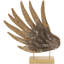 Ensemble de sculpture ornementale en métal et ornements en feuille d'or Nerau