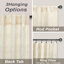 Paire de rideaux semi-transparents avec passe-tringle Janie-1514329595-1514329347