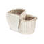 Wicker 2 Piece Corner Laundry Bin Set with Garden Rose Lining-45118853