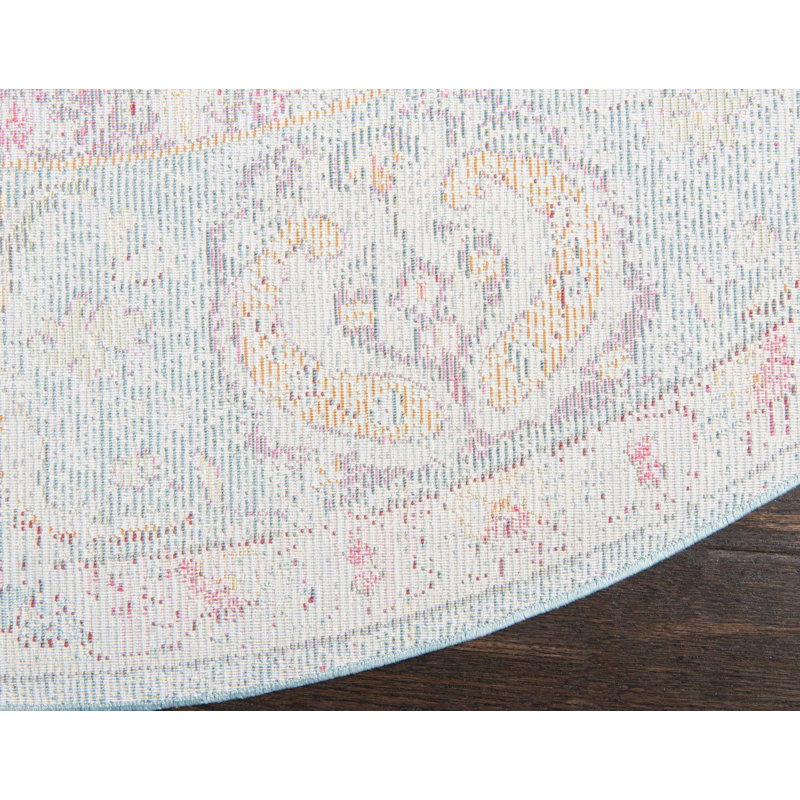 Oriental Indoor Rug, Round 4'