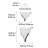 OXO Grips 3-Pieces Plastic Funnel Set