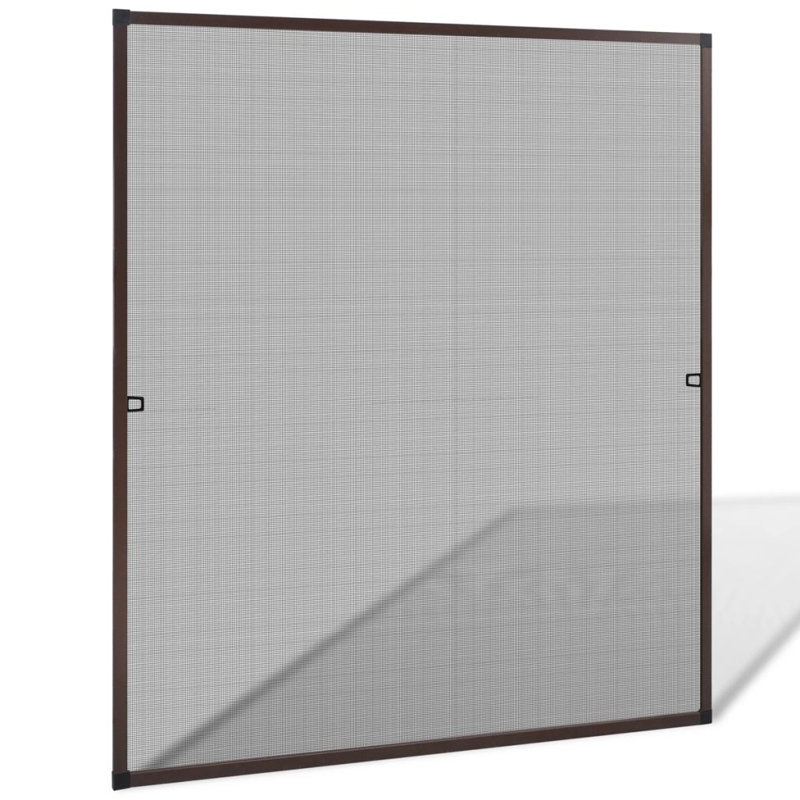 Moustiquaire en fibre de verre Aluminium, L 51,18 po, L 59,05 po