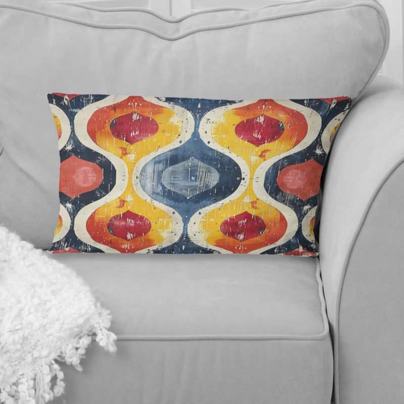 Coussin décoratif géométrique