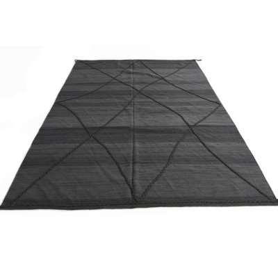 7x10 Pinson Graphite Gray Rug