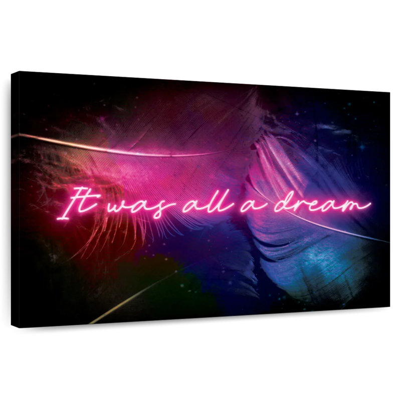 Tergel It Was All A Dream Typography