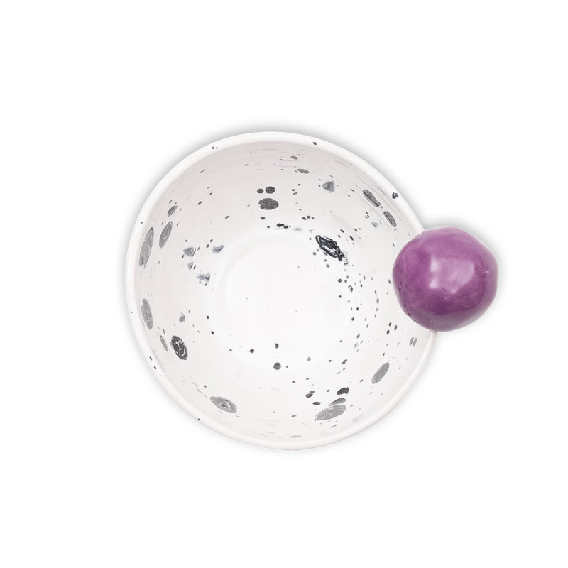 Krystalyn Handmade Ceramic Cup, Purple