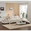 Canapé modulaire en L polyvalent avec ports de chargement et rangement-1832402659