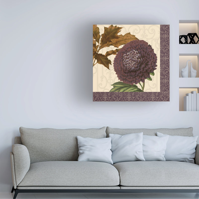 Art mural sur toile tendue - Gail Fraser «Autumn Joy - Square 3», art mural pour salon, chambre à coucher ou bureau - 35 x 35